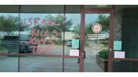 Police investigate vandalism at US Rep. Monica De La Cruz’s Texas office over Israel-Hamas war