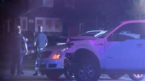 Police investigating after person found shot in car following crash in Stoughton
