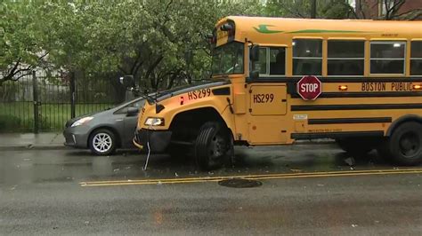 Police investigating crash involving school bus in Fall River