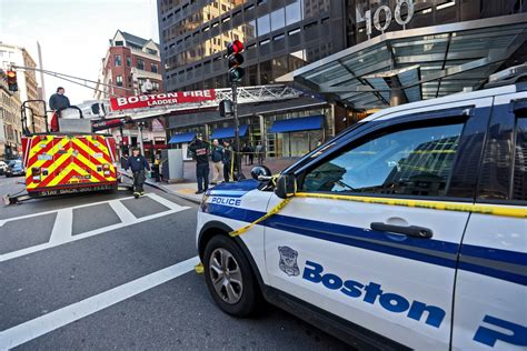 Police investigating fatal plunge from building in Boston’s Financial District