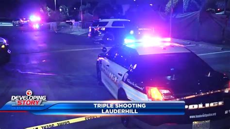 Police investigation underway after shooting leaves 3 injured in Lauderhill