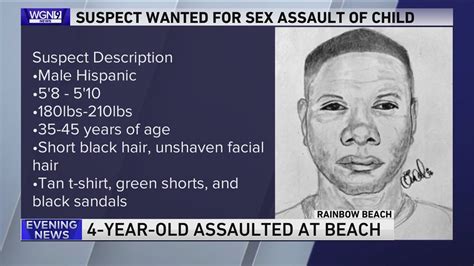 Police issue sketch of man suspected of assaulting child in beach bathroom