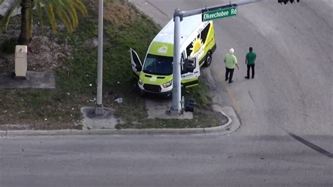 Police officer airlifted to JMH following crash in Hialeah