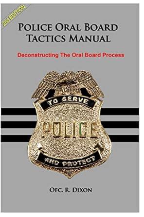 Police oral board tactics manual deconstructing the oral board process. - Introduction to forensic anthropology a textbook 2nd edition.