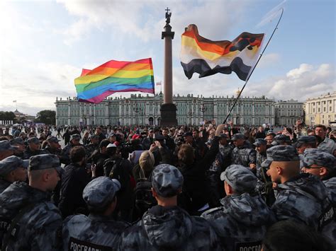 Police raid gay venues in Russia after top court bans ‘international LGBTQ movement’