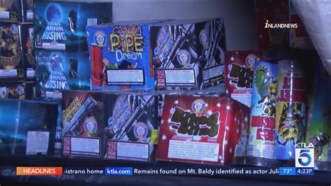 Police raid suspected illegal fireworks factory in San Bernardino