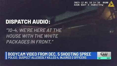 Police release bodycam video of shooting involving officer, suspect in Austin shooting spree