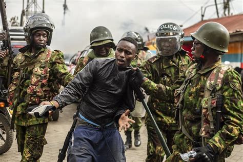 Police say officers kill at least 6 as Kenyans protest rising costs, and 50 children are tear-gassed
