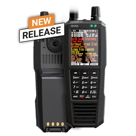 Police scanner radio.  This flagship model from Uniden serves as the base/mobile versio...