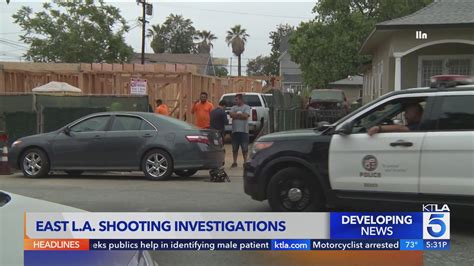 Police search for gunman in series of East Los Angeles rifle shootings