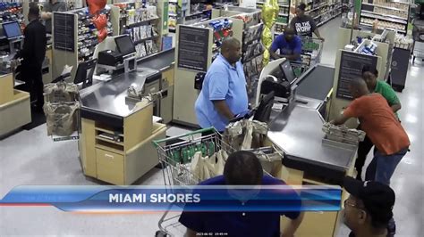Police search for man accused off cash grab from Publix supermarket in Miami Shores