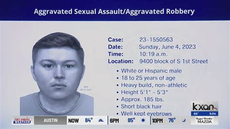 Police search for man who robbed, sexually assaulted victim in south Austin parking lot
