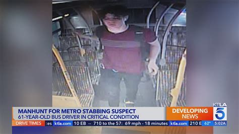 Police searching for suspect accused of stabbing Metro driver multiple times
