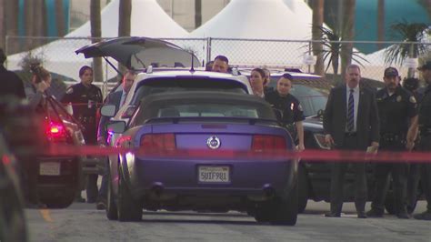 Police shooting causes chaos near Acura Grand Prix of Long Beach