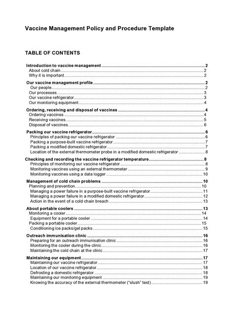 Policies and Procedures Manual Template Free Manual Templates