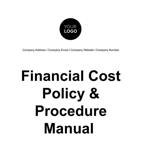 Policy And Procedure Manual Cost