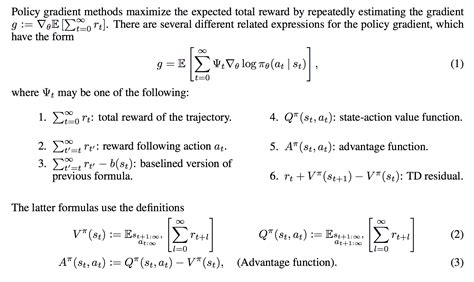 Policy Gradient Algorithms