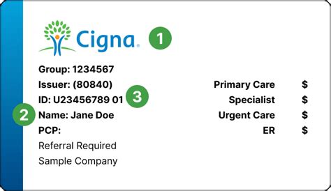 Policy Number On Cigna Insurance Card