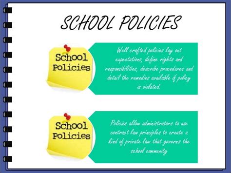 Policy in schools. Things To Know About Policy in schools. 