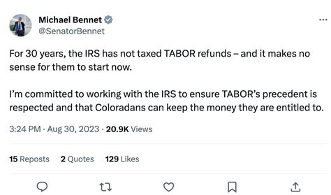 Polis calls IRS proposal on taxing TABOR refunds 'absurd'