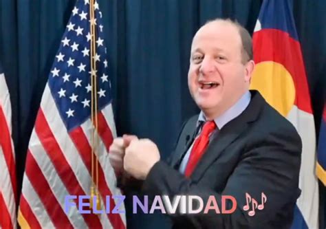 Polis jokes that viral 'Feliz Navidad' video makes him 'platinum recording artist'