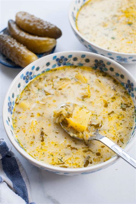 Polish Dill Pickle Soup (Zupa Ogorkowa) - Everyday Healthy