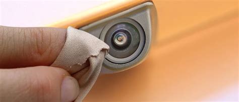 Polish backup camera lens.  Use a &ldquo;polishing&rdquo; or &ldquo;whitening&rdquo; too...