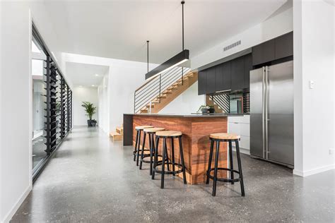 Polished concrete floors residential. 