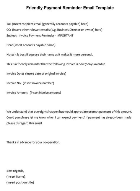 Polite reminder for payment.  Plus These payment reminder templates wil...