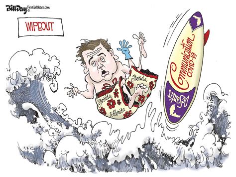 Political Cartoon U.S. Florida governor DeSantis wipes out loses ...