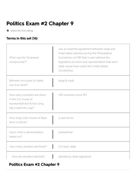 Politics Ch. 9 Flashcards Quizlet