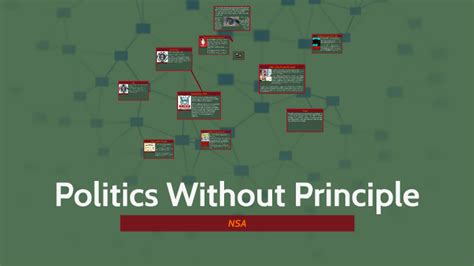 Politics without principle meaning
