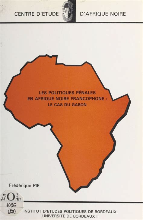 Politiques pénales en afrique noire francophone. - Fit human performance improvement pocket guide.
