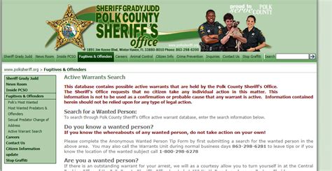 The sheriff's Record Division maintains databases containing Polk County arrest records. To get access the data, searchers must send a formal request via mail to 1733 N. Washington Livingston, Texas 77351. Attn: Records. For further details dial 936-329-9014 or send an email to jharris@polkcountyso.net. You might find the information …. 