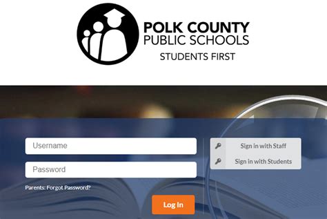 Polk student portal. Polk K12. Florida Department of Children and Families. Abuse Hotline 1-800-962-2873. Students: Forgot Password? Register an account or Add a Student: Click Here. 