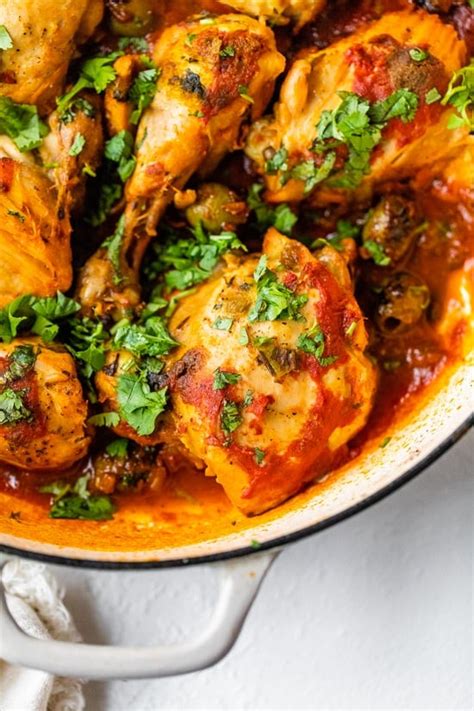 Pollo Guisado (Latin Chicken Stew with Olives) - Skinnytaste