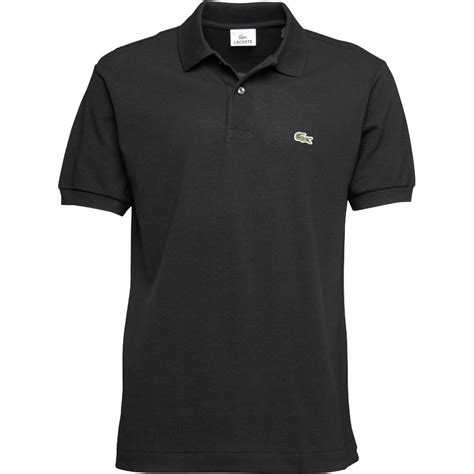 Polo - Lacoste - noir- T S - Label Emmaüs