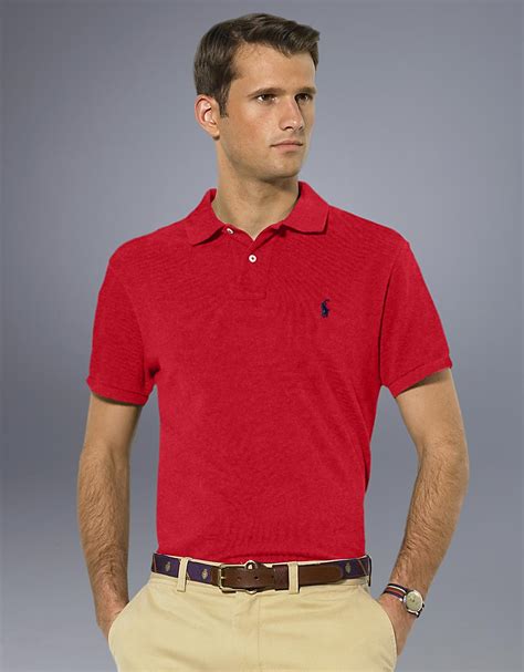 Polo Ralph Lauren Classic Fit Mesh Pocket Polo Shirt Men