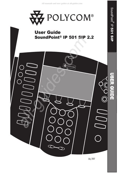 Polycom soundpoint ip 501 sip manual. - 2007 sportsman 450 500 efi 500 x2 efi service manual.