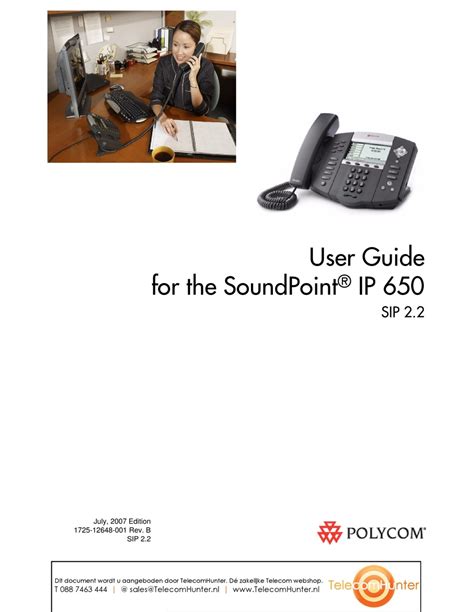 Polycom soundpoint ip 650 phone manual. - Algebra 2 mcdougal quiz 8 3 answers.