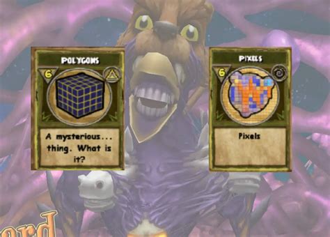 Polygons wizard101. The Wizard101Devs account will tweet out a Novus Drop graphic (like the DS/KR/LM one earlier this year) to show off where gear drops after the patch... and I believe jewels/pins will be included in the graphic. Pixels are also changing. This is really just a "feel better" type change. Some people call it "Pixelflation". 