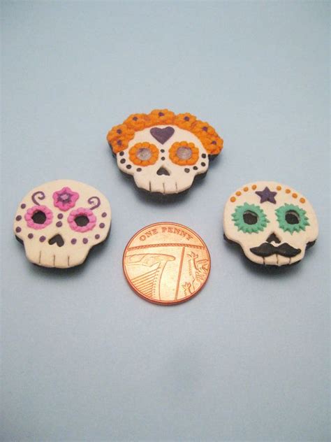 Polymer Clay Skull - Etsy