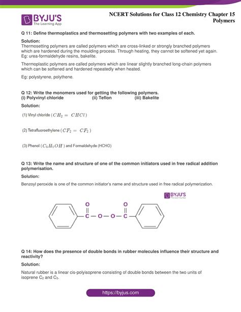 Polymer chemistry questions and manual answers free. - Guide pratique des s pour les managers et les encadrants.