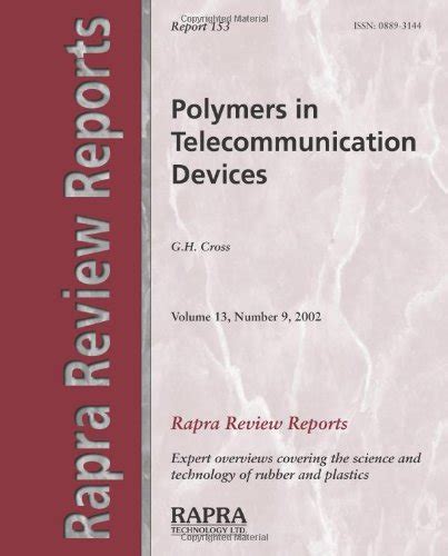 Polymers in telecommunication devices rapra review reports. - World radio tv handbook 2013 the directory of global broadcasting.