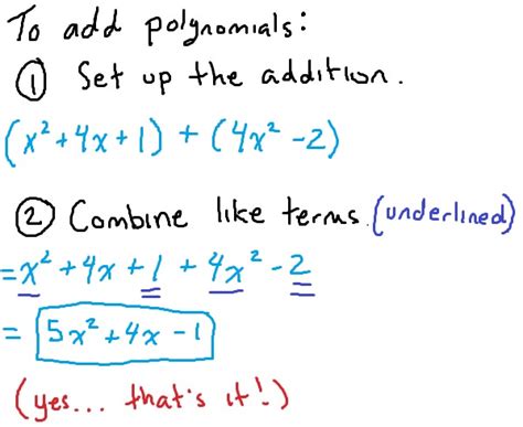 Polynomials Add And Subtract Ch 9.1