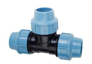 Polypropylene compression fittings.  Manufactured from premium-grade Polypropy...