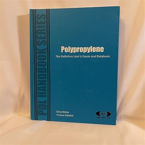 Polypropylene the definitive users guide and databook plastics design library. - Maserati merak user guide and maintenance manual.