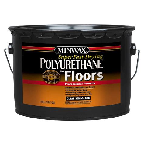 Polyurethane for floors. Minwax® Ultra Fast-Drying Polyurethane for Floors is a clear, water-based, durable protective finish specifically formulated for use on hardwood floors. Optimized drying technology results in faster recoat time between coats. Advanced anti-settling formula ensures less stirring and fewer highs and lows across large surfaces, resulting in … 