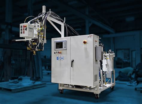 Polyurethane mixing machine.  Since joining with Edge in 1985, ESCO Mixing and po...