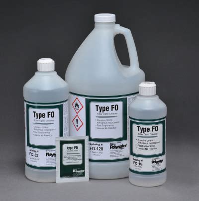 Polywater cleaner.  Polywater Type FO is packaged in several convenient field-...